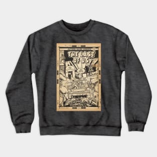 The Last of Us 2 - Ambush Comic cover line art fan art Crewneck Sweatshirt